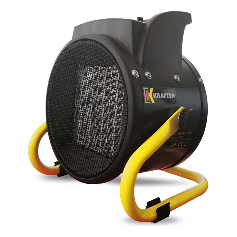 Turbocalefactor Electrico 2 Kw Te2 Krafter  Negro