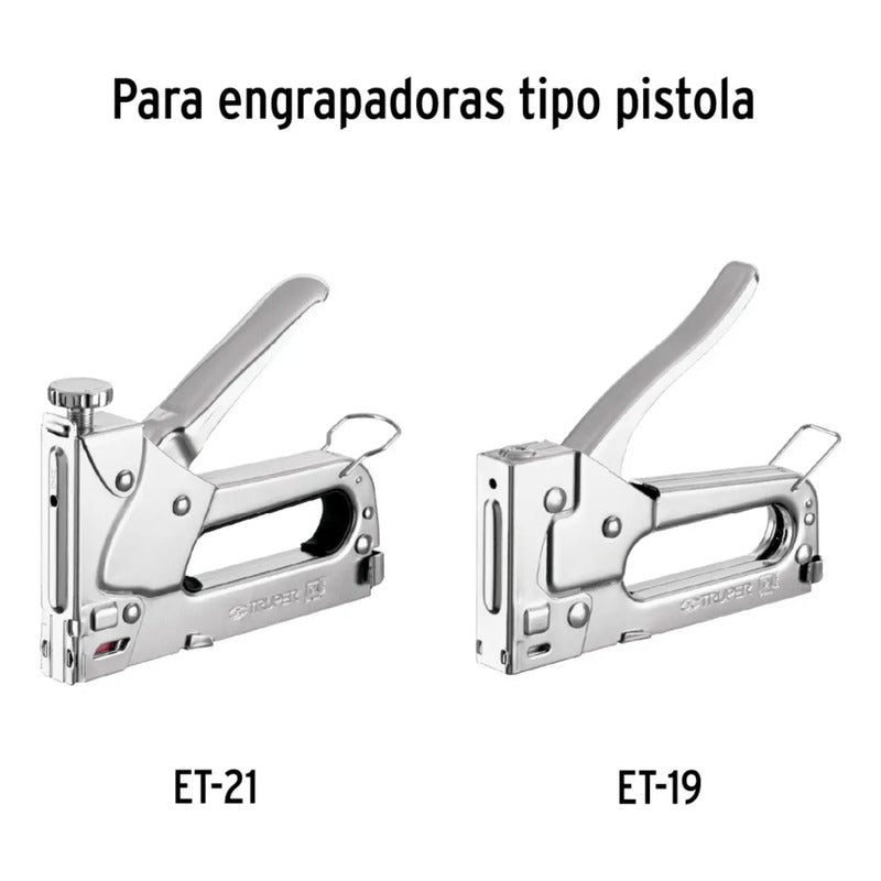 Grapas 5/16 Pulgadas X 1000 Piezas Truper Et-21-5/16 17971 Unico