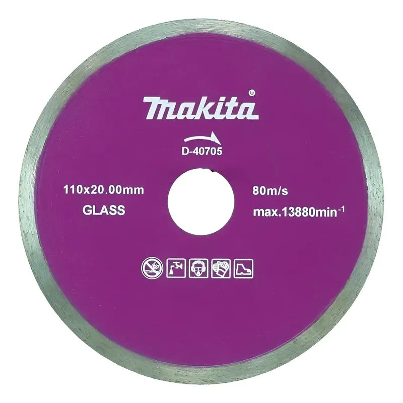 Disco Diamantado Continuo P/vidrio 110mm Makita D-40705 Morado