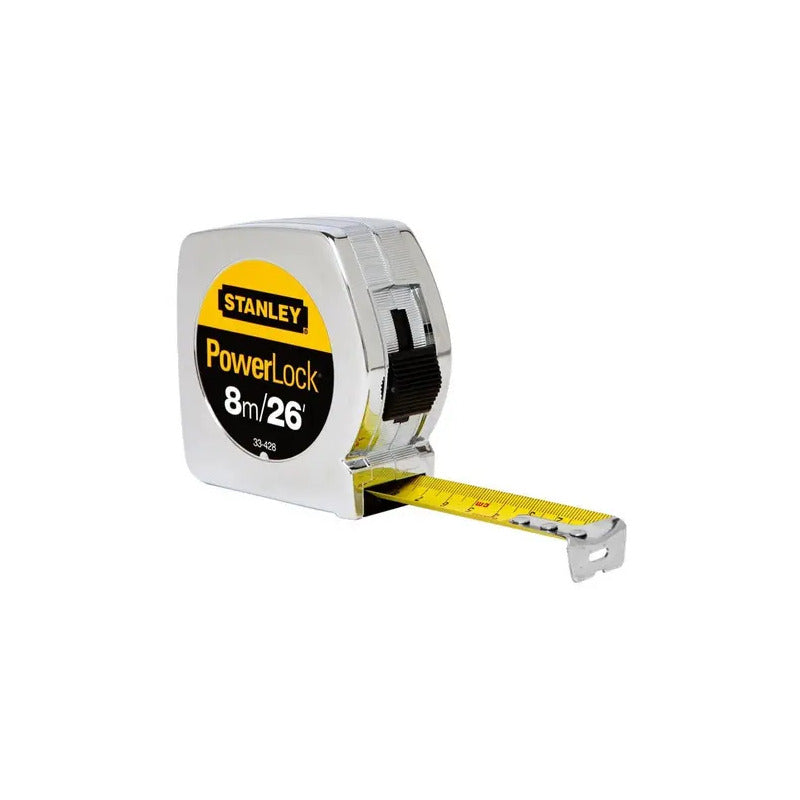 Huincha Medir Flexometro Caja Aspecto Metalizado 8m Stanley