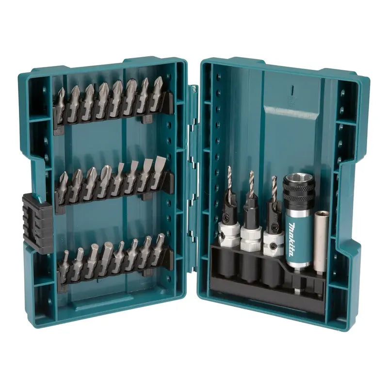 Set Puntas, Avellanador Y Adaptador 29 Piezas Makita D-73477
