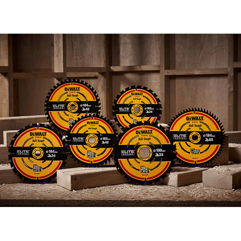 Disco Sierra Circular 24t Elite Series 7 1/4 Dewalt Dt90257 Dorado