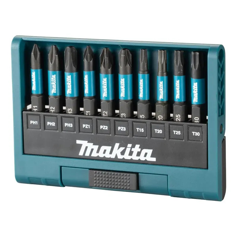 Set 10 Puntas Impact Black Ph-pz-tx (1/4 X50) Makita E-12011