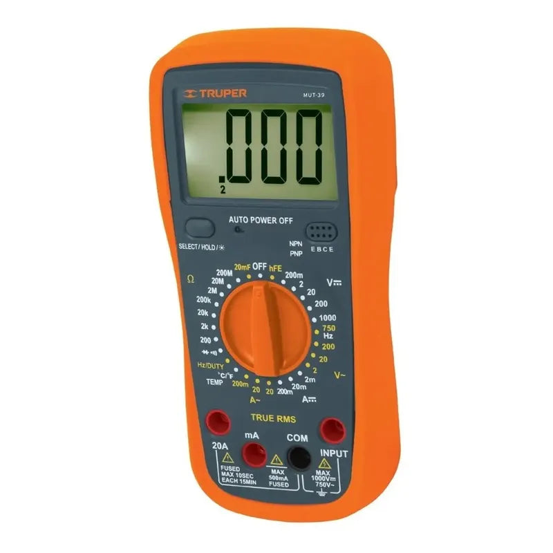 Multimetro Digital Profesional Truper - Mut39 - Envio Gratis