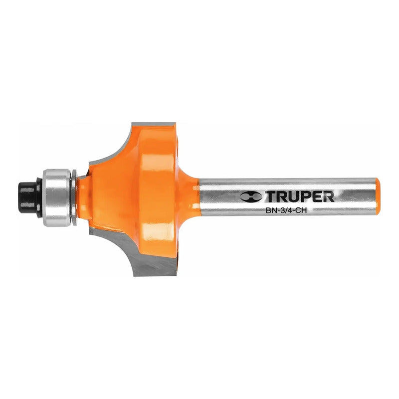 Fresa Para Router, Redondeado C/moldura, 1  C/balero Truper