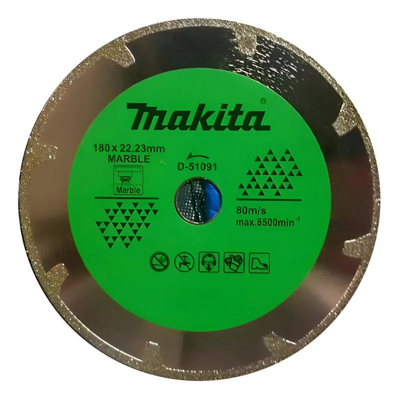 Disco Diamantado Electrochapado Makita 7 (180mm) D-51091 Verde