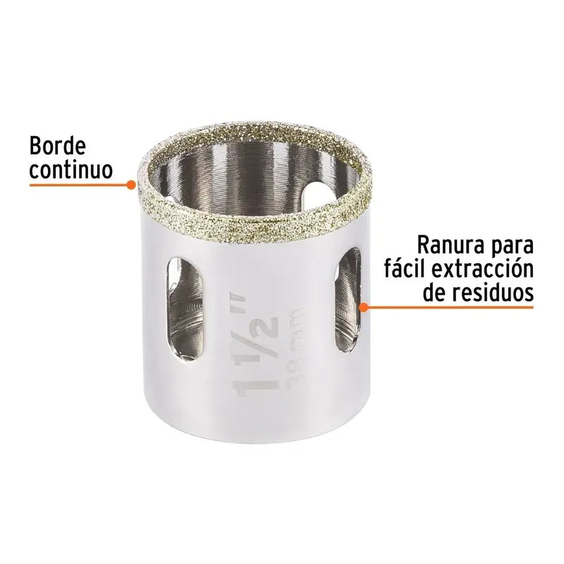 Sierra Copa Diamantada Para Cerámica/azulejo 1-1/2 - Truper