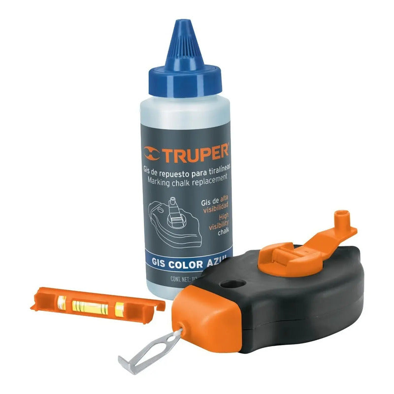 Tizador Tiralineas 30 Mts Con Nivel Y Gis - Truper