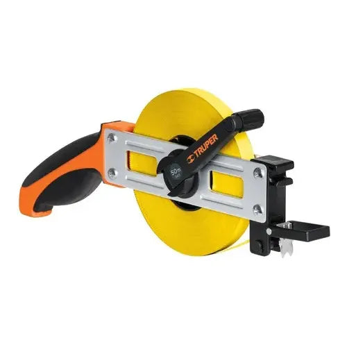 Cinta Métrica Larga 50m - Tipo Cruceta - Truper 12649