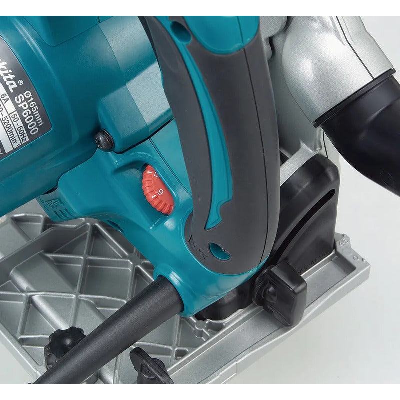 Sierra Circular De Inmersión 6 1/2'' Makita Sp6000 Turquesa