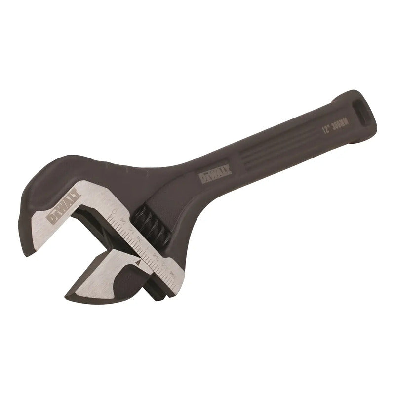 Llave Inglesa Ajustable 12  Tough Coat Dewalt Dwht80269 Negro
