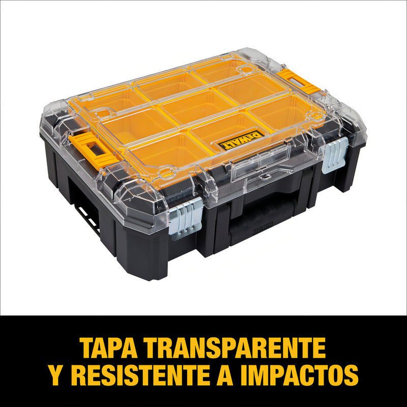Organizador De Accesorios Y Htas 20kg Tstak Dewalt Dwst17805 Color Amarillo Y Negro