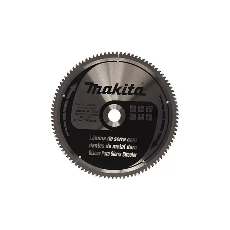 Disco Sierra 12 PuLG 30mm 100t Para Aluminio Makita B-19772