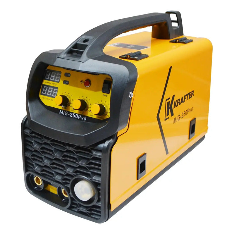 Soldadora Krafter Mig/mma-250a Pvo Amarillo