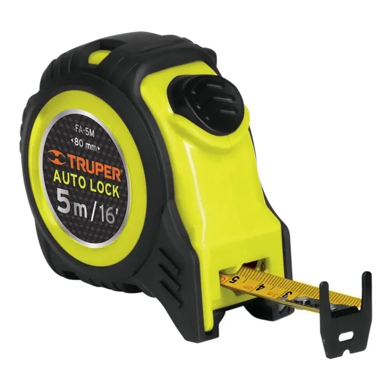 Huincha De Medir Truper 5m X 19mm Autobloqueo - Profesional