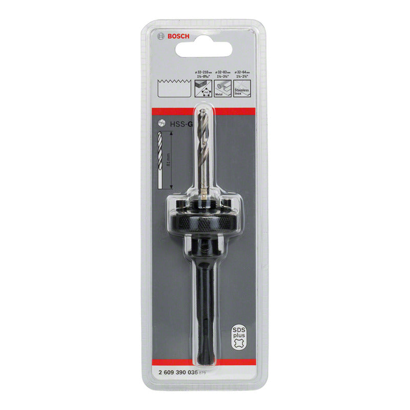 Adaptador Bosch Para Sierra Copa 32-210mm Vástago Hexagonal