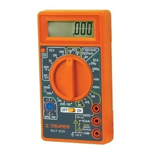 Multimetro Digital Truper Mut-830