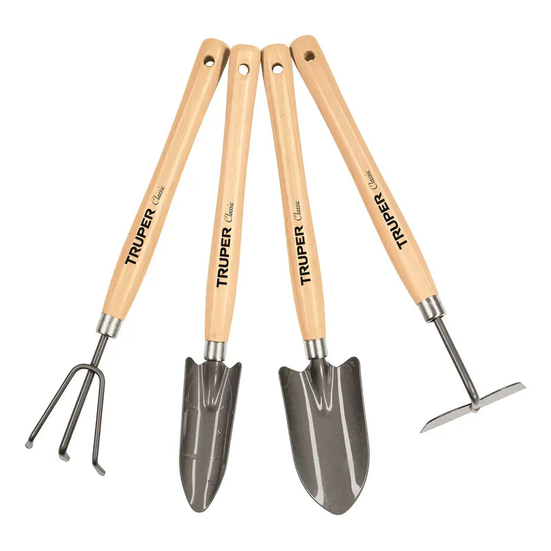Set Herramientas Jardin 4 Piezas Mango 12 1/4   Jj-4l Truper Beige