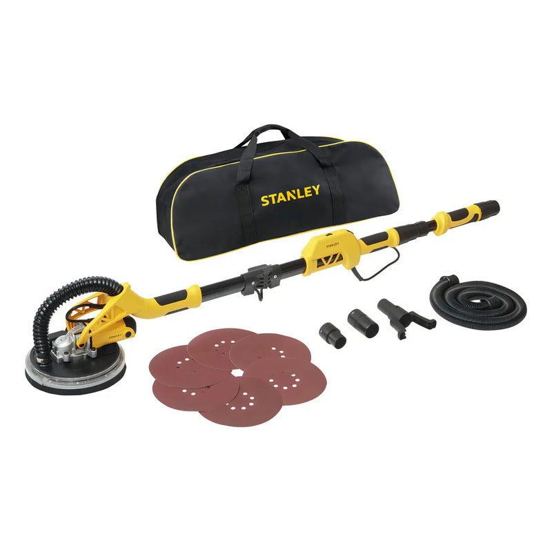 Lijadora De Pared Y Techo 750w Stanley Sw75-b2c Color Amarillo 60 Hz