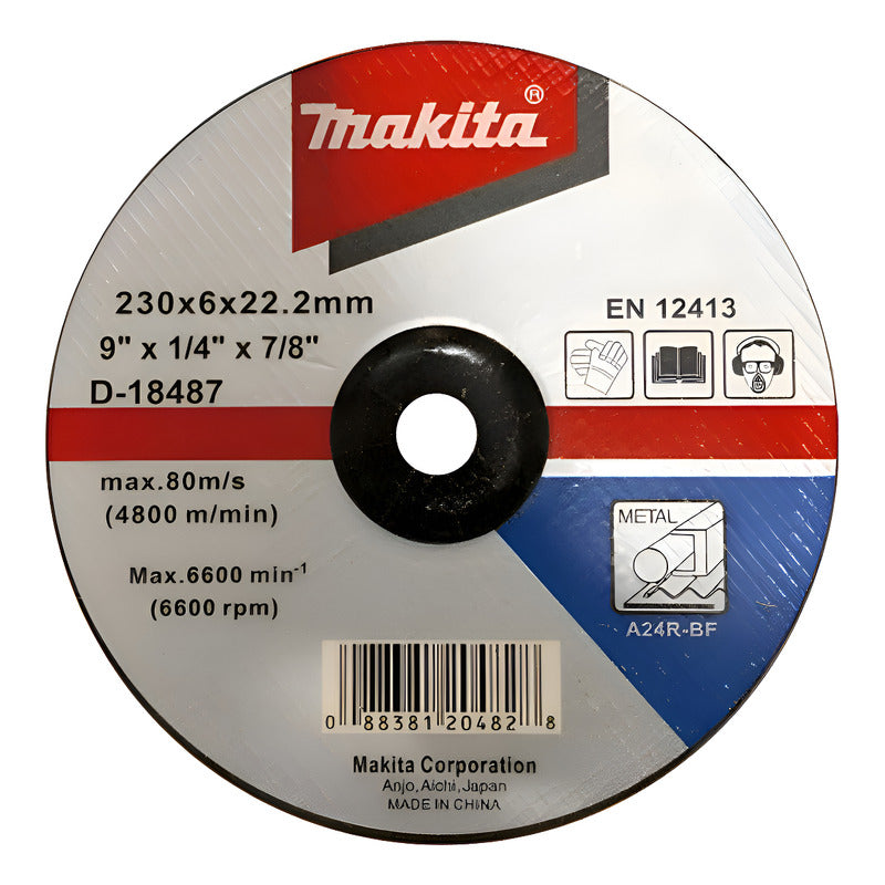 Disco De Desbaste Makita D-18487 Gris Oscuro