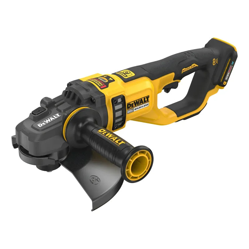 Esmeril Angular 7  Y 9  60v Dewalt Dcg460b Sin Baterias Amarillo 50hz/60hz