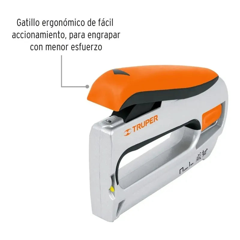Engrapadora Y Clavadora Tipo Pistola Uso Rudo, Truper Et-50x