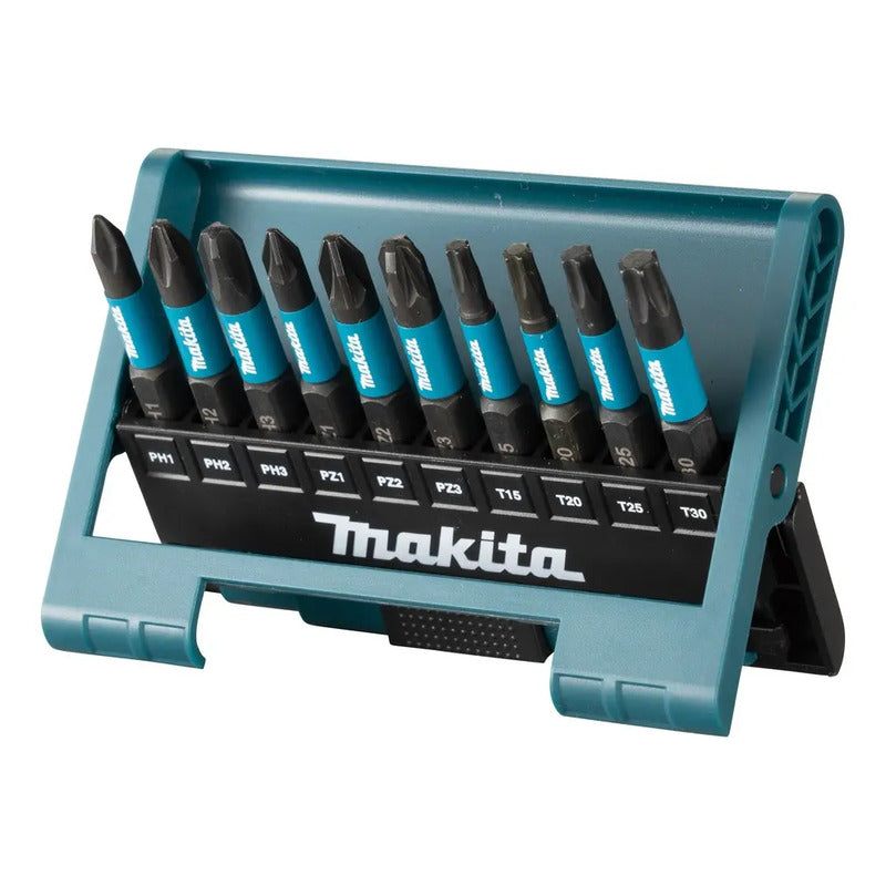 Set 10 Puntas Impact Black Ph-pz-tx (1/4 X50) Makita E-12011
