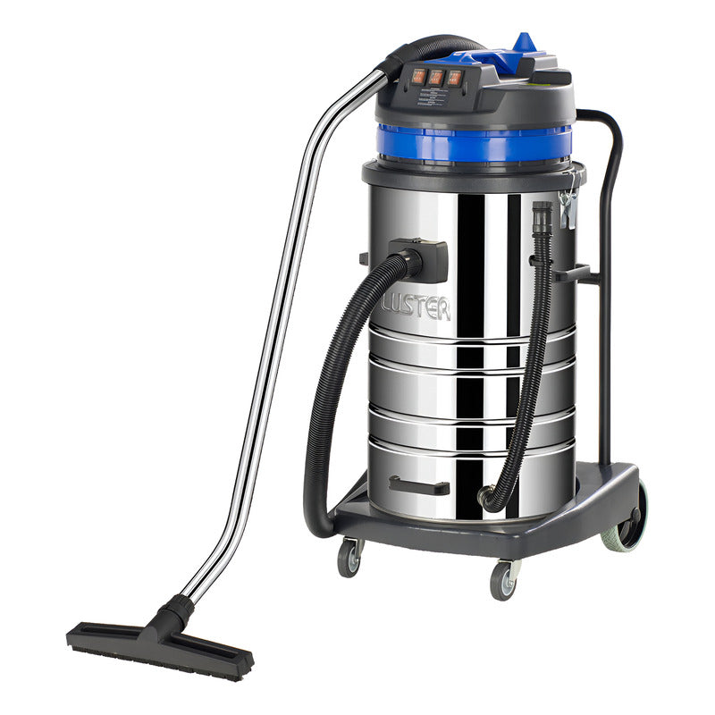 Aspiradora Bf585 Polvo / Agua 80 Litros Tres Motores Plateado
