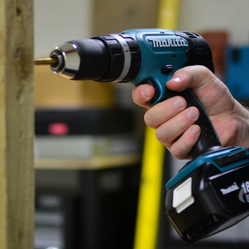 Kit Taladro Perc. Makita Dhp453x10 + Bat Adicional 3ah-18v D