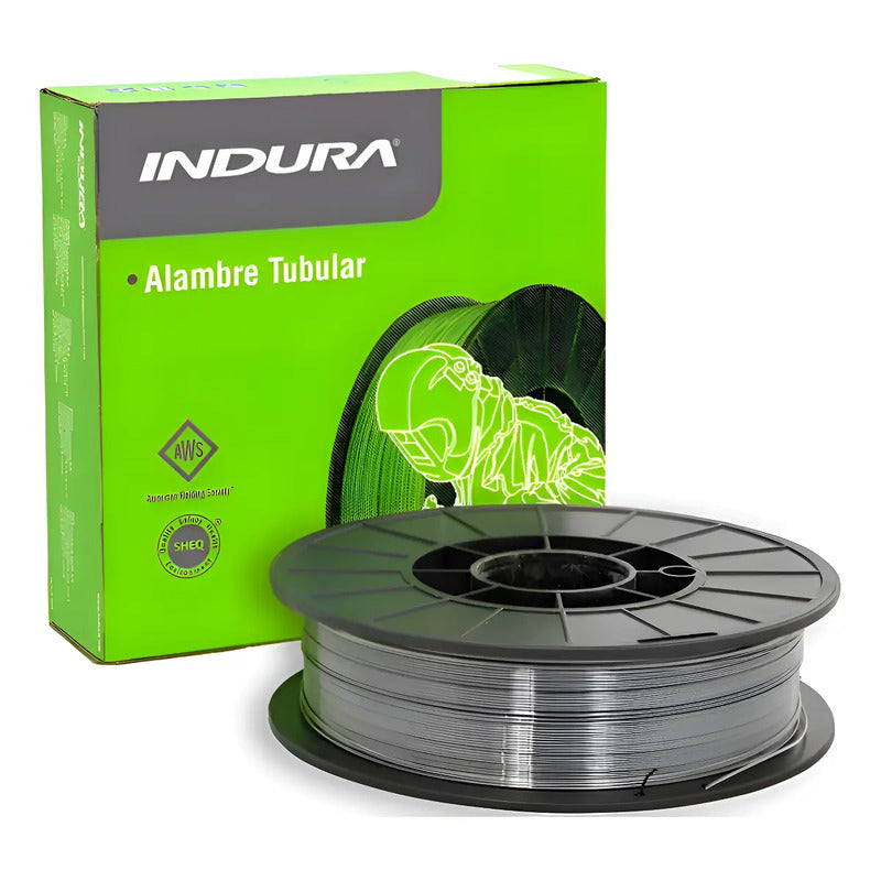 Alambre Tubular Flux E71t-gs 5kg 0.8mm Indura Verde