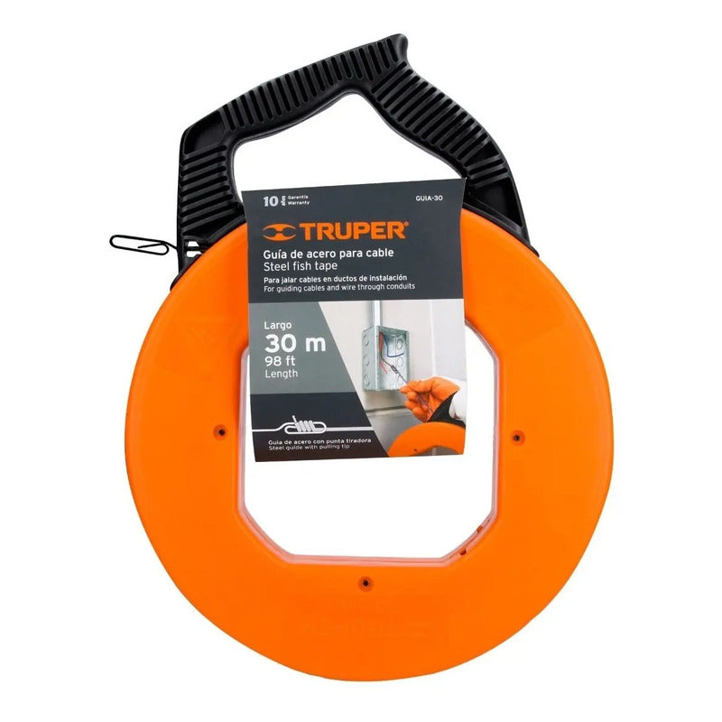 Guía (laucha) De Acero Para Cable 30m - Truper