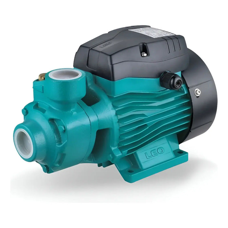 Bomba Agua Periferica 2.0 Hp 1 PuLG.  80 Lts/min Leo Apm150  Celeste 220v
