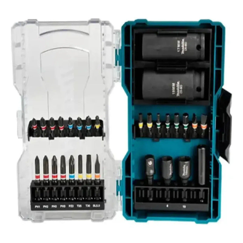 Set De Puntas Y Vasos 30 Piezas E-07060 Makita