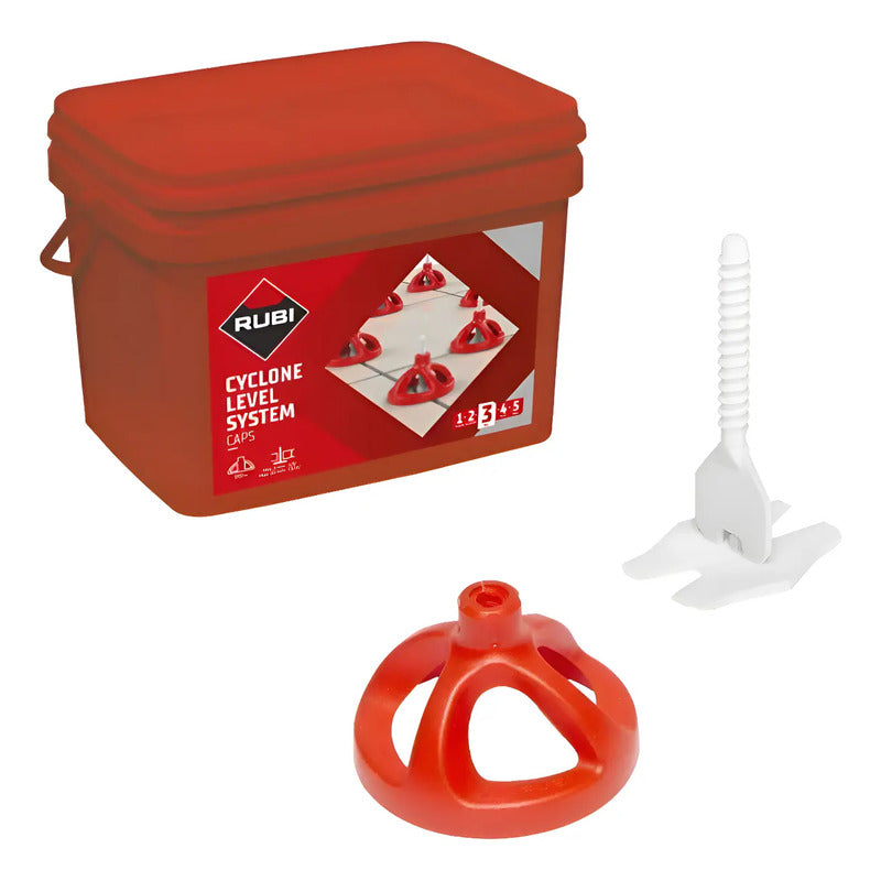 Set Separador 1.5 Mm Y Nivelador De Porcelanato Rubi 