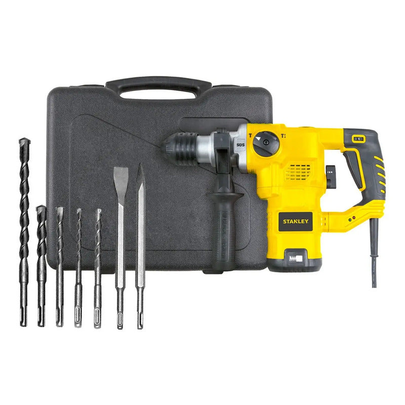 Rotomartillo Sds Plus 32mm 1250w Stanley Sthr1232k-b2c Color Amarillo Amarillo/negro 50 Hz