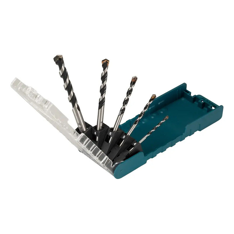 Set Brocas Multimaterial 5pzs (4,5,6,8,10 Mm) Makita E-14255