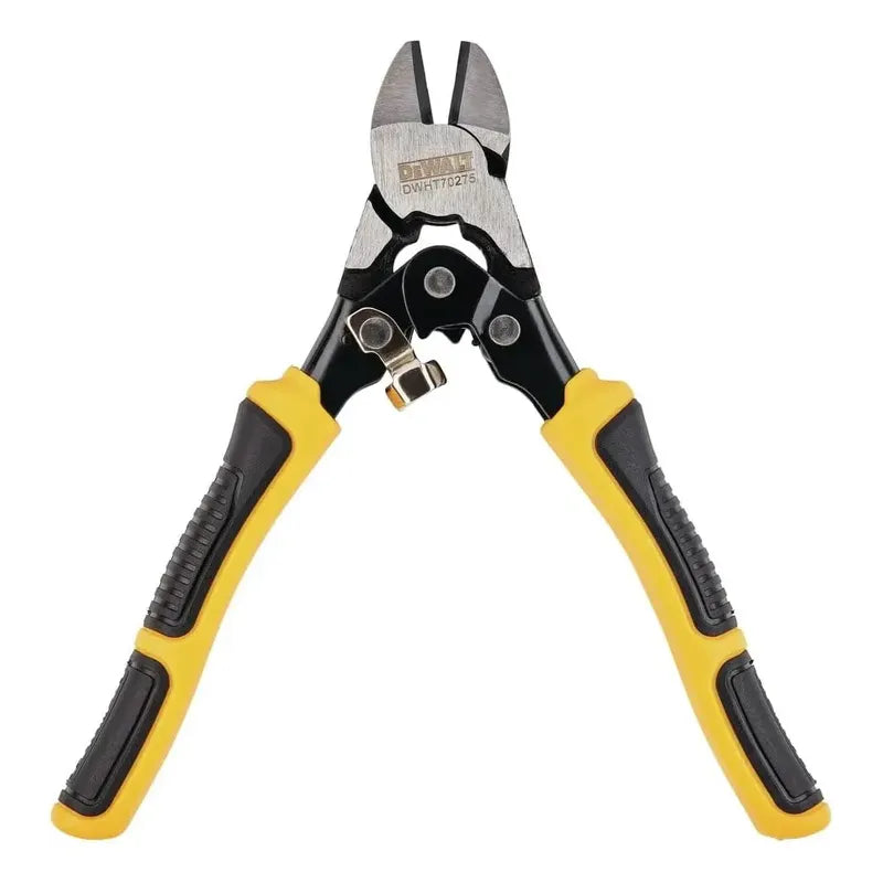 Alicate Corte Diagonal Doble Acción 7,5''  Dewalt Dwht70275 Amarillo