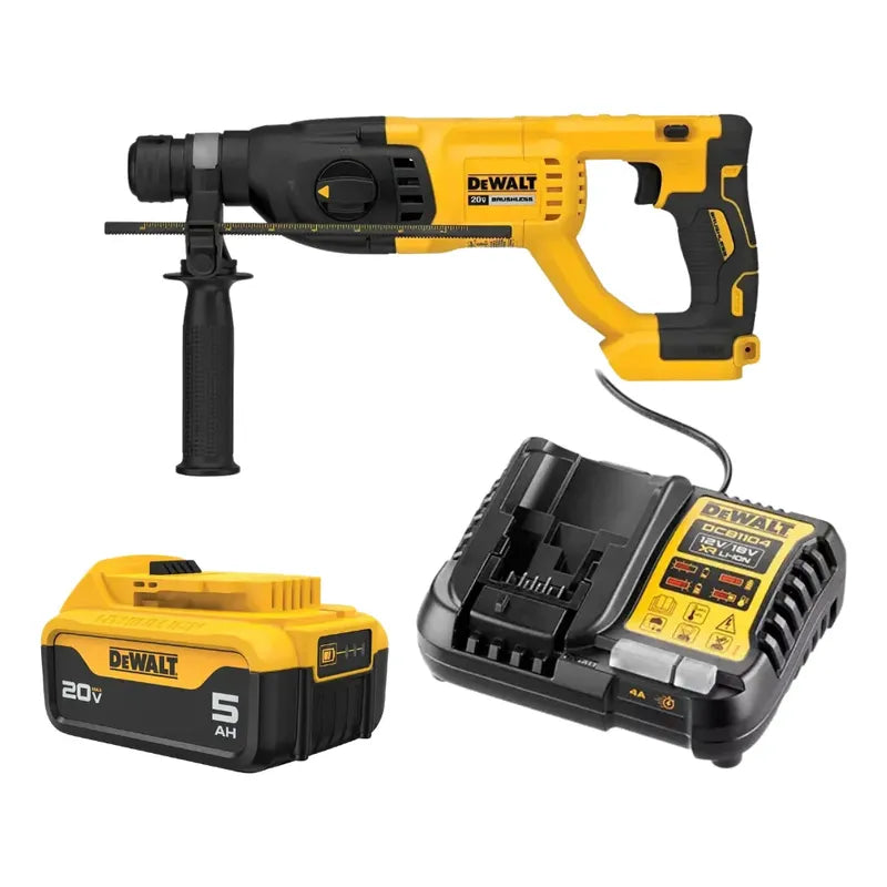Rotomartillo Inalámbrico Dewalt Xr Dch133b Batería Y Cargado Amarillo 50hz / 60hz