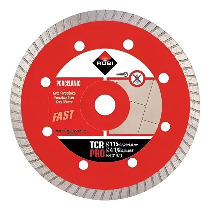 Disco Diamante Rubi Turbo Tcr 115 Mm Pro 