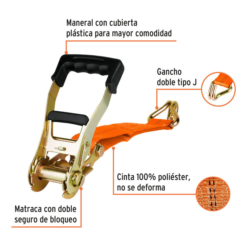Eslinga Para Carga 3000kg 9 Mts Truper Su-3000c