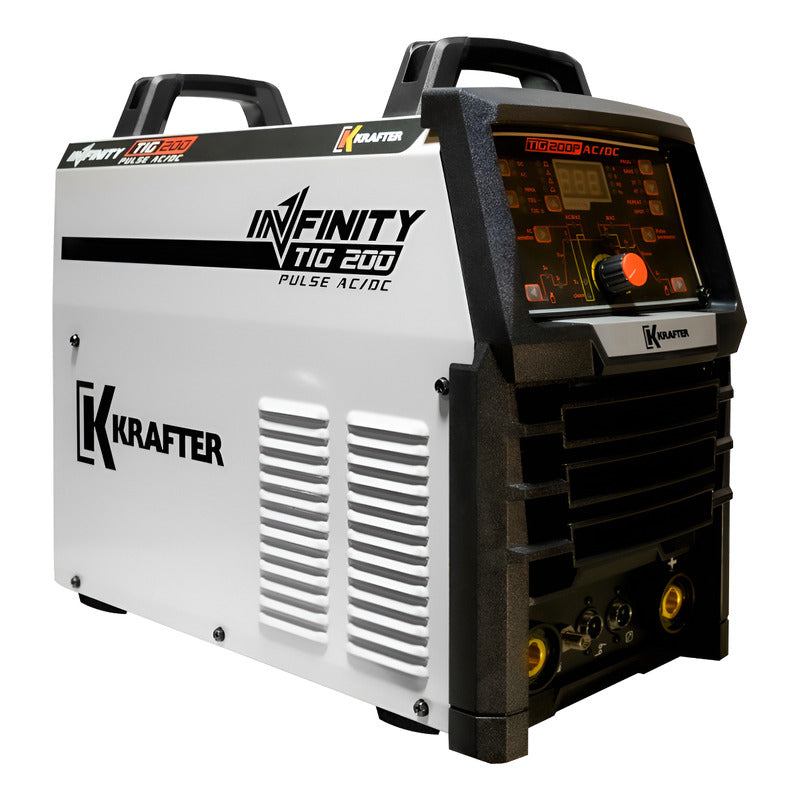Soldadora Tig Infinity 200a Pulse Ac/dc Krafter Blanco