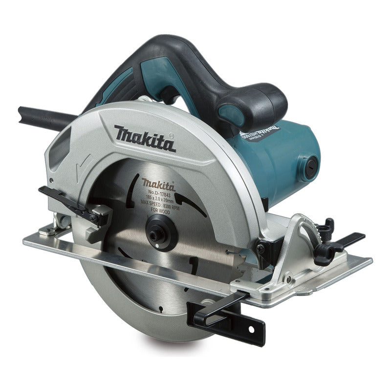 Sierra Circular Makita 7 1/4'' 1.200w Con Maleta Hs7600k  Verde Turquesa