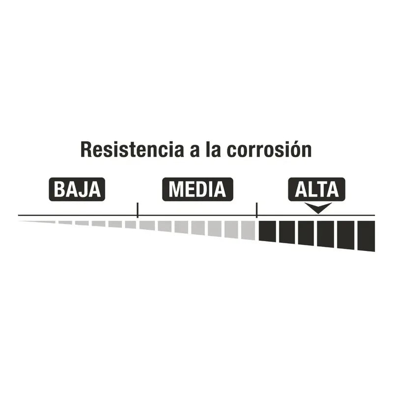 Candado De Acero Máxima Seguridad 60mm Hermex 43335 Color Marrón