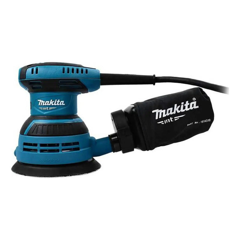 Lijadora Roto Orbital 125mm Makita M9204b + 10 Lijas G-60 Turquesa