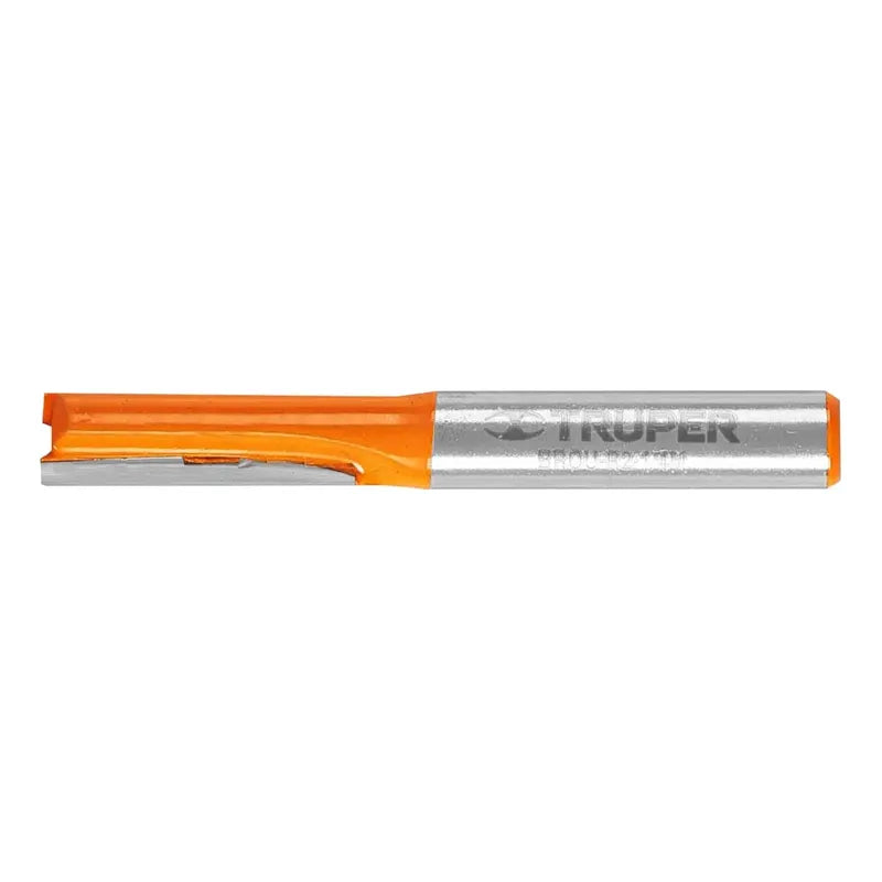 Broca Para Router, Recta 2 Filos, 1/4 , Mediana Truper