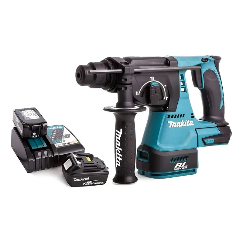 Rotomartillo Inalámbrico Sds-plus 24mm 18v Makita Dhr242rfe - Azul
