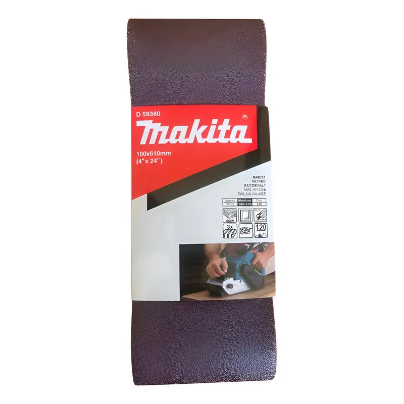 Lija De Banda 4 X 24 Pulgadas Makita Grano 120 D-59380 120