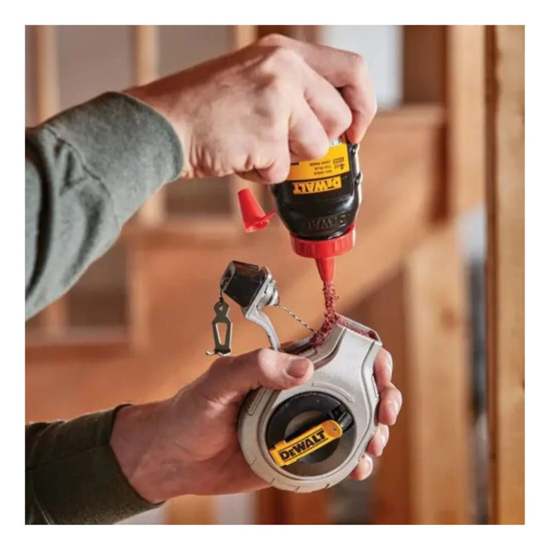 Tiza Roja 226g Escala Permanencia 3 Dewalt Dwht47048l