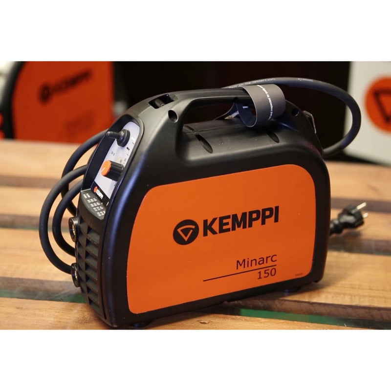 Soldadora Inverter Kemppi Minarc 150 + Mascara - Guantes Naranja Claro