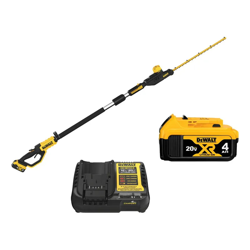 Kit Cortasetos Podador De Altura 22  20v Dewalt Dcph820m1-b2 con Bateria 4 Ah y Cargador